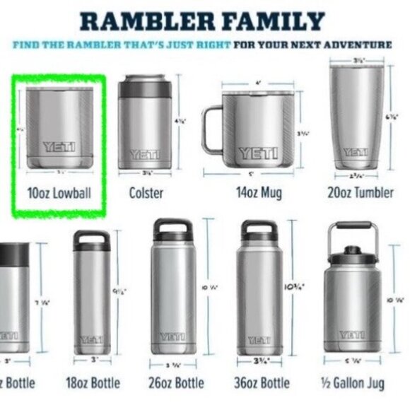Yeti Rambler 10 Oz Stainless Steel Vacuum Insulated Tumbler Without Lid - Navy B - Picture 8 of 16